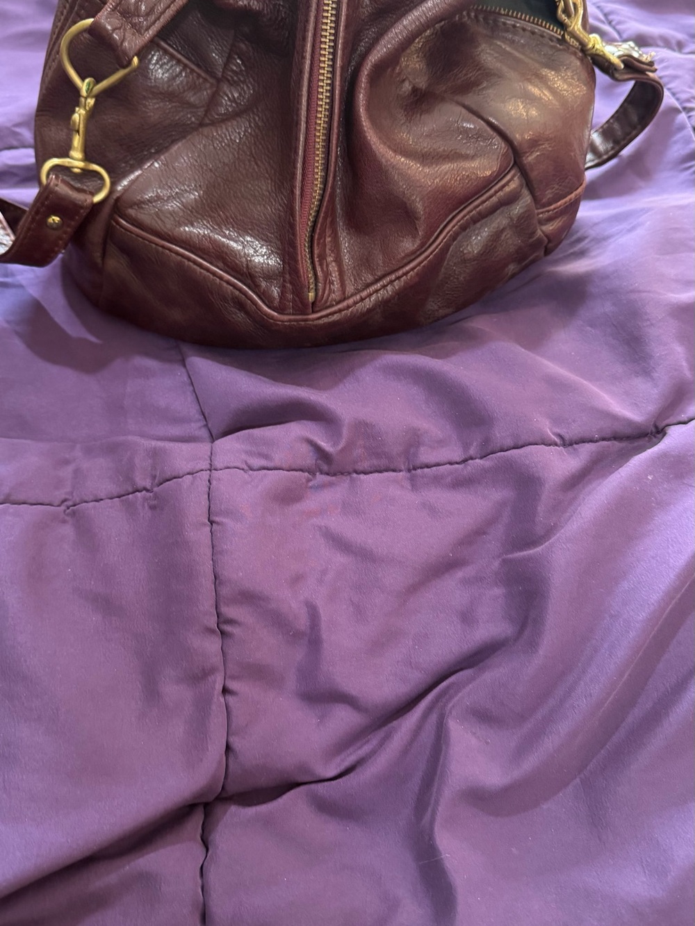 Artisan, genuine, leather bag purchased at craft fair handmade - Picture 16 of 16